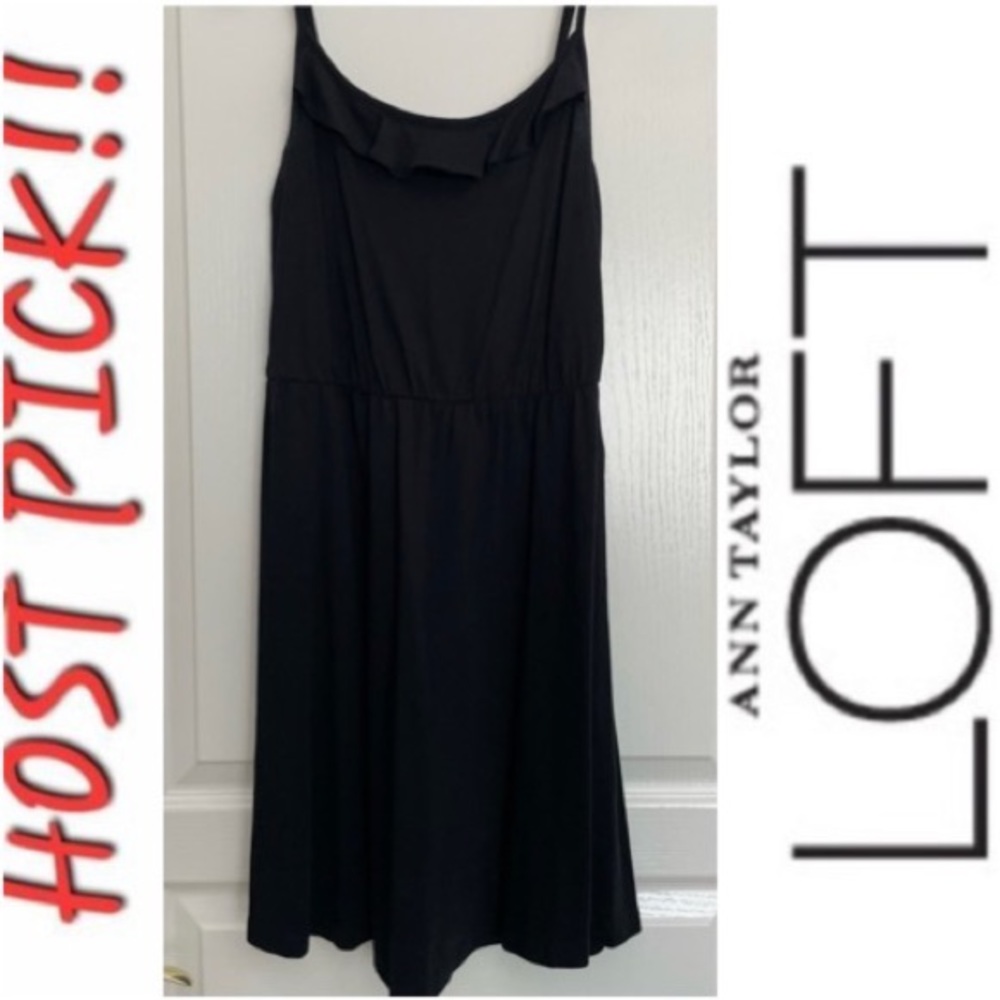 🛍4/$30🛍 EUC Ann Taylor black dress